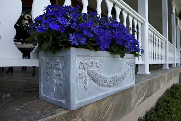 Garland Window Planter Bracing Blue Color Side View