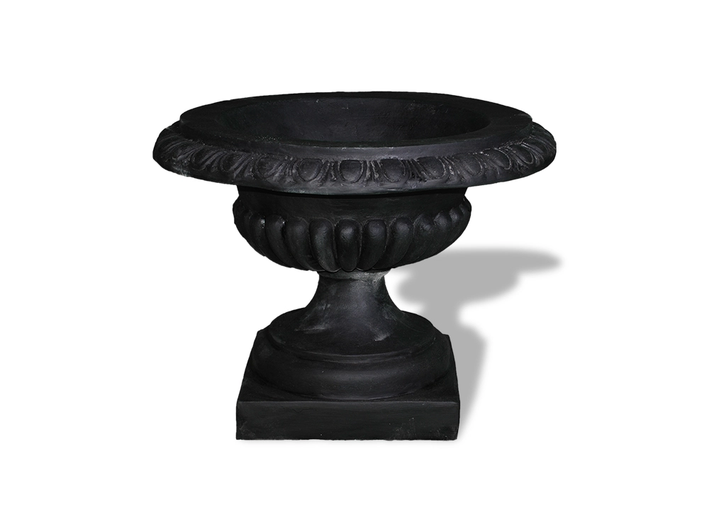 Scalloped And Ribbed Urn
