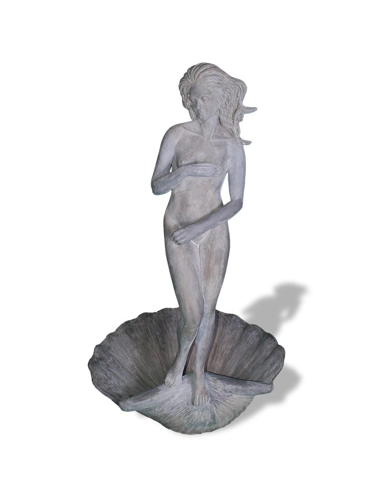 Botticelli Venus Standing On Clam Shell Statue